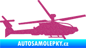Samolepka Vrtulník 013 pravá Ultra Metalic růžová