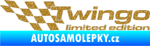 Samolepka Twingo limited edition levá Ultra Metalic zlatá