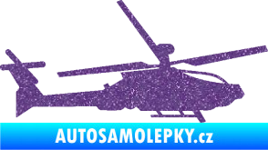 Samolepka Vrtulník 013 pravá Ultra Metalic fialová