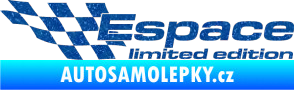 Samolepka Espace limited edition levá Ultra Metalic modrá