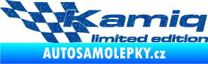 Samolepka Kamiq limited edition levá Ultra Metalic modrá