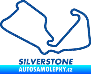 Samolepka Okruh Silverstone 2 Ultra Metalic modrá