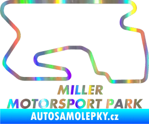 Samolepka Okruh Miller Motorsport Park outer Holografická